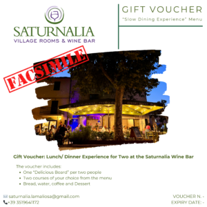 “Slow Dining Experience” Voucher